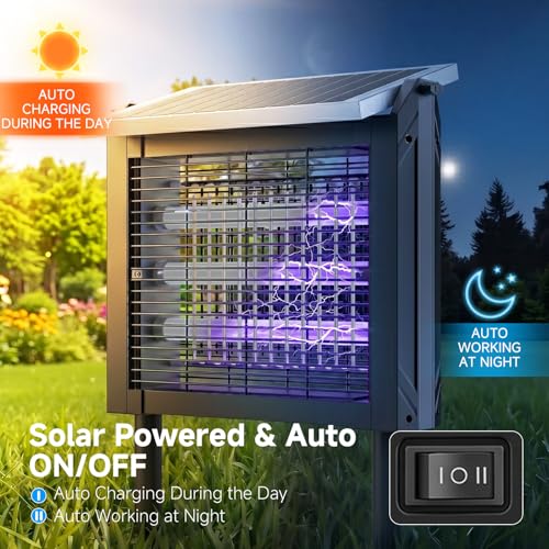 Solar Powered Bug Zapper Outdoor