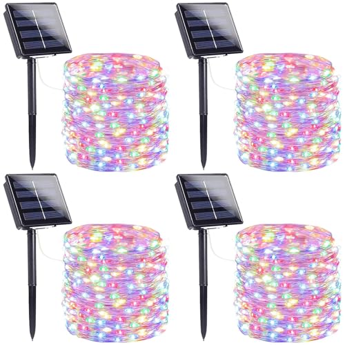 Solar Fairy Lights (Multicolor / 4 Pack-400LED)