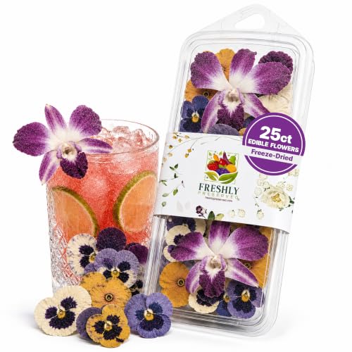 Pansy & Orchids Edible Flowers (25 Pieces)