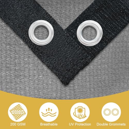 90% Sun Shade Cloth with Grommets