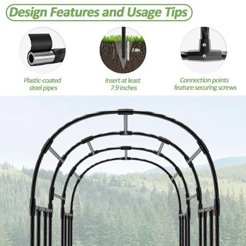Garden Arch Trellis (47L*71W*87H inch)