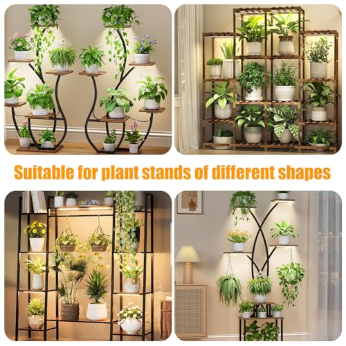 8.6'' LED Plant Growing Light Strips (Warm / 8.6Inch 4 Head 2 Pack)