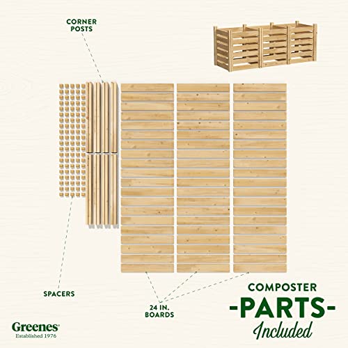 Premium Cedar Wood Composter