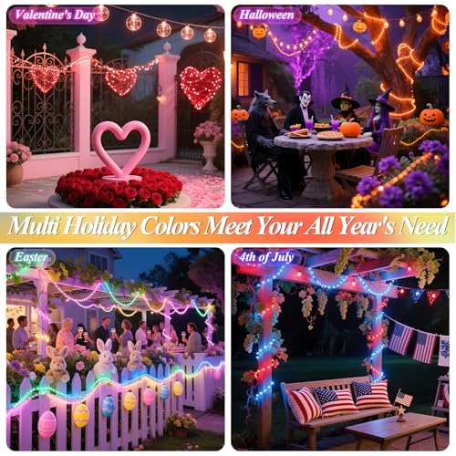 Fairy Lights Battery Operated USB Plug in (Silvery Wire / 100LED/33FT)