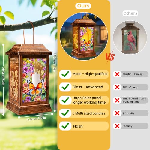 Butterfly Solar Lanterns Outdoor Hanging Lights (Butterfly)