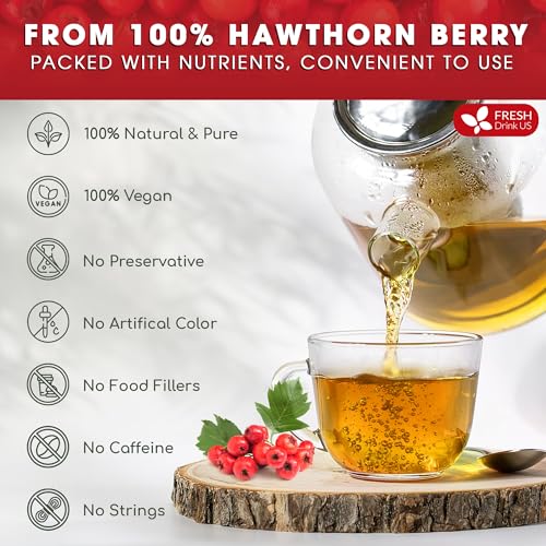 Premium Hawthorn Berry Tea (75 Tea Bags)