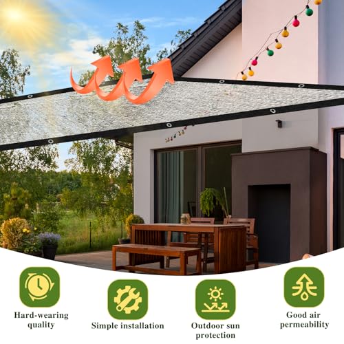Shade Cloth 80% Aluminum Sunblock Neting