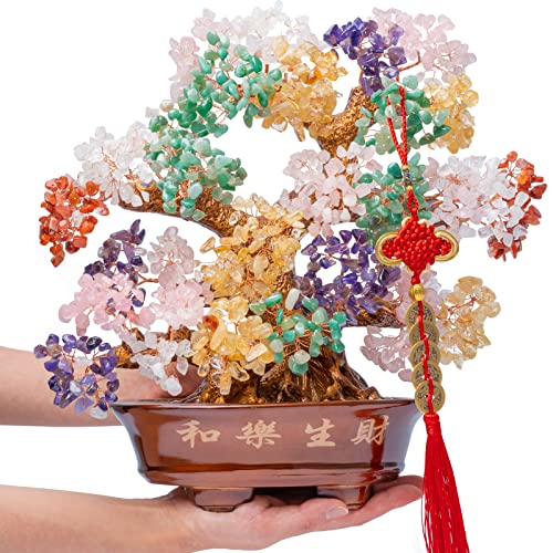Natural Large Chakra Crystal Tree14 (Multicolor)