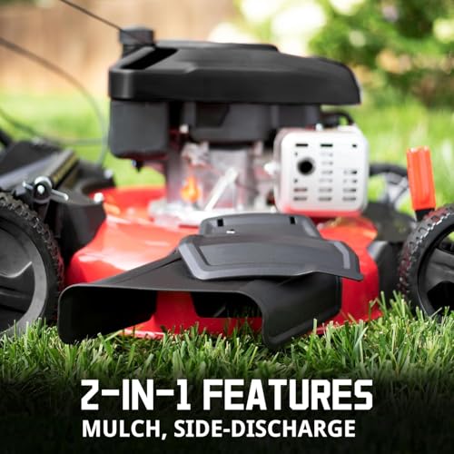 21 Inch Gas Push Lawn Mower with 144cc 4