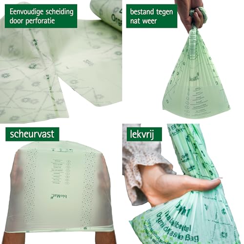8 Gallon Compostable Food Scrap Bags (10 Count (Pack of 2) / 8 Gallon)