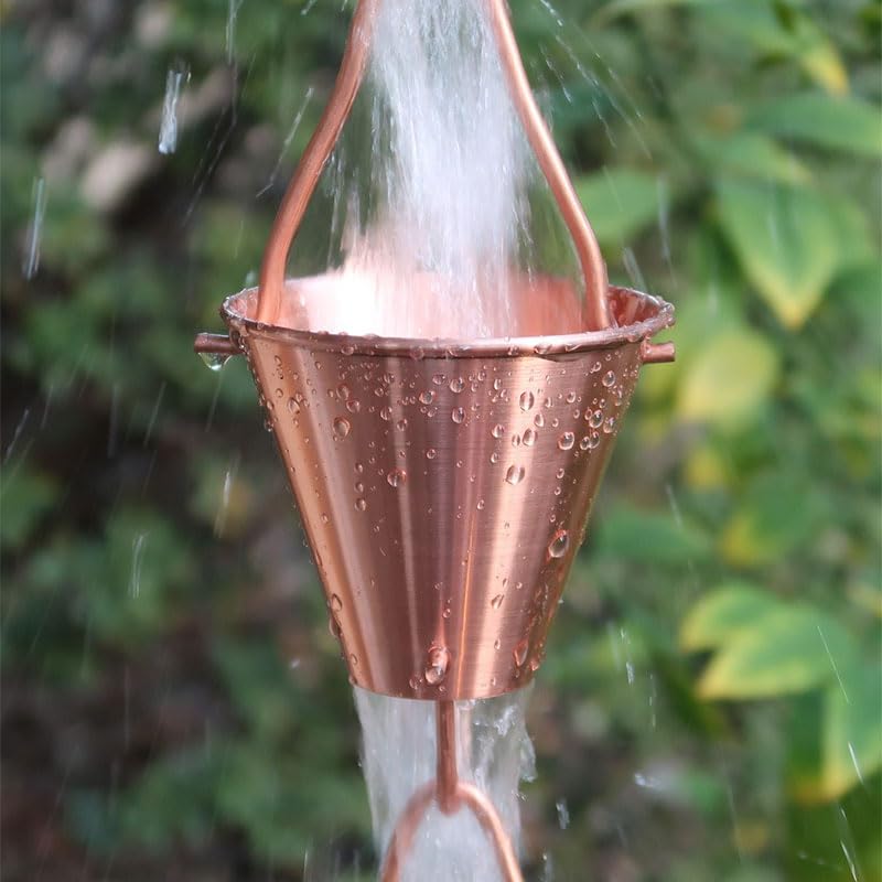 Steel Cups Rain Chain