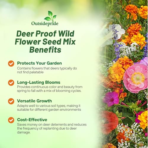 Deer Proof Wildflower Seed Mix (16 Ounce)