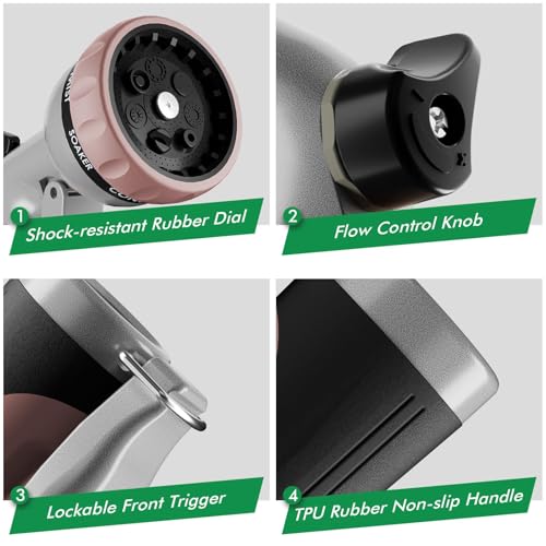 Garden Hose Nozzle (Rose Gold)