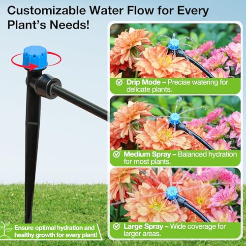 80Pcs Drip Irrigation Emitters (Drip Emitter Stream (80Pcs))