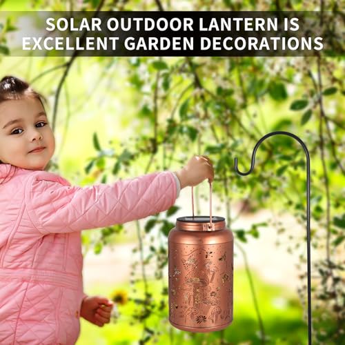 Solar Lanterns Outdoor Waterproof Mushroom Decoration Gifts for Women (Mushroom 1PC)