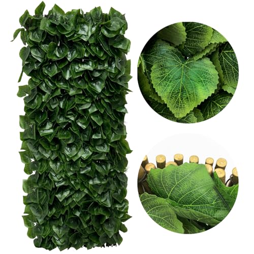 Expandable Fence Privacy Screen for Balcony Patio Outdoor (Green)
