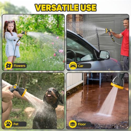 Retractable Garden Hose Reel (Dark Grey / 1/2"×130FT)