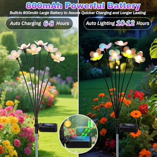 Solar Garden Lights (Warm White / 6 Pack)