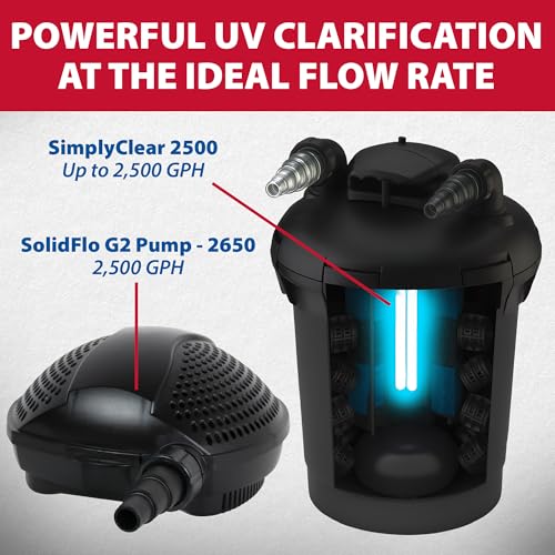 SimplyClear 2500 & SolidFlo G2 2650 Pump Filter Combo (SimplyClear 2500 Filter & SolidFlo G2 2650 Combo)