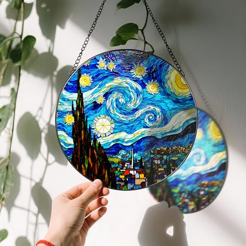 8'' Van Gogh Starry Night Sun Catcher Ornament (Starry Night)