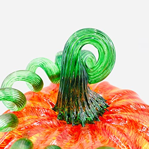 Handmade Glass Pumpkins Table Top Home Decor