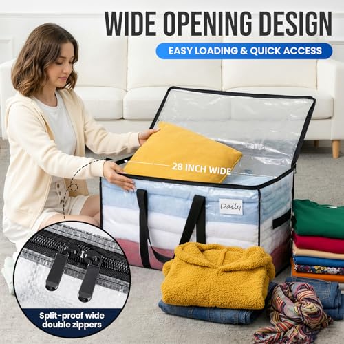 10 Pack Clear Extra Large Moving Bags (10 Count)