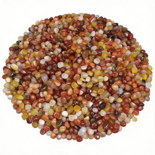 Decorative River Pebbles for Vase Fillers Aquarium Potted Plant Landscaping (5 Pounds / Three Colors)