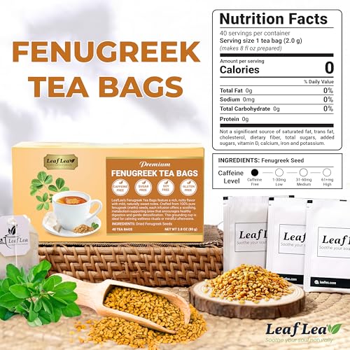 Fenugreek Tea Bags (80 Tea Bags (Pack of 2))