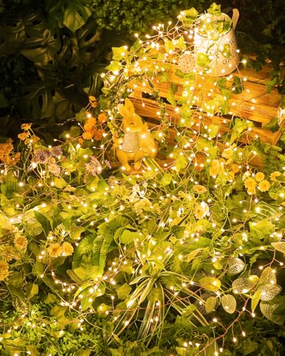 Solar String Lights for Outside (Warm White-new / 19.6Ft)