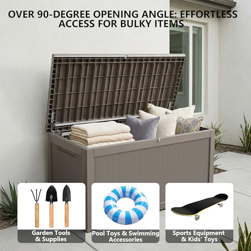 Outdoor Storage Box (Grey / 320 Gallon 3.0 Max)