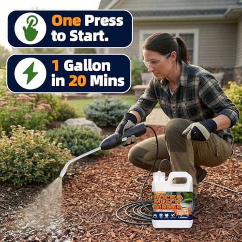 Rock Glue for Landscaping with Electric Sprayer (1 Gallon)