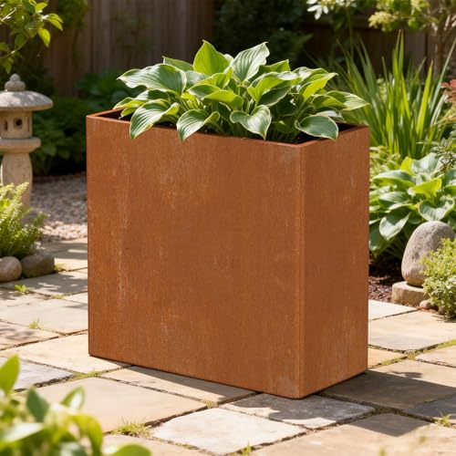 Corten Steel Planters (Pb24x12x24corten)