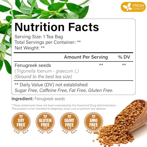 Premium 55 Bags Fenugreek Tea (55 Tea Bags)