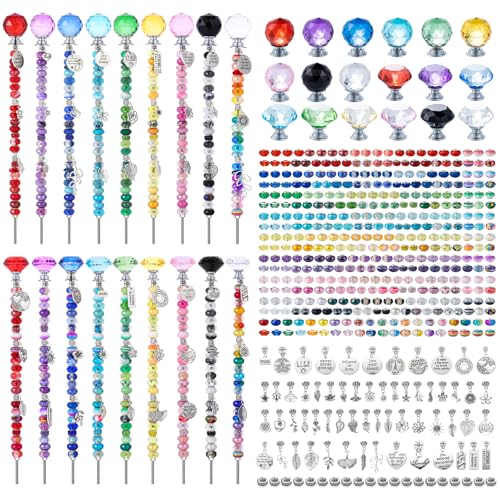 513Pcs DIY Beaded Garden Stakes (colorful)