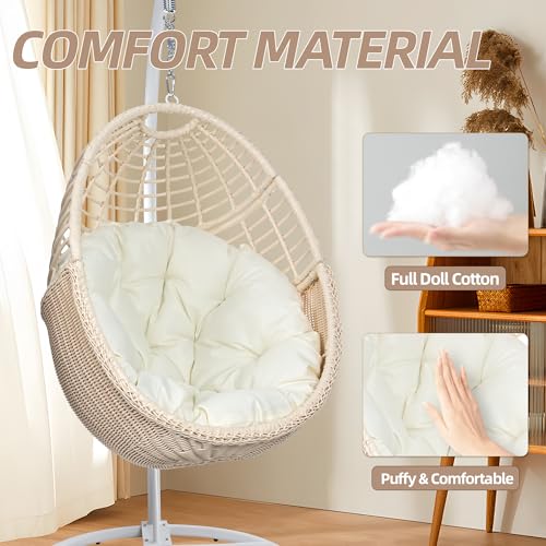 Hanging Egg Chair (Light Beige)