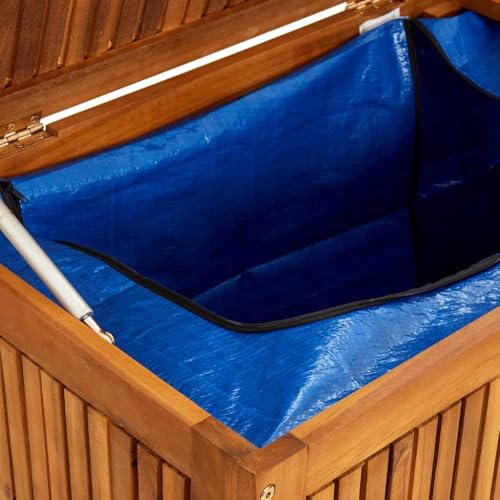 Patio Storage Box 59.1"x31.5"x29.5" Solid Acacia Wood