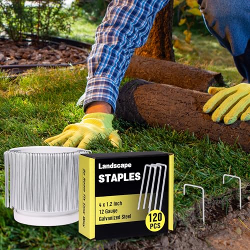120 Pack Landscape Staples 4 Inch (4 Inch)
