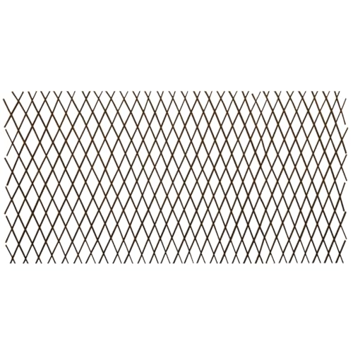 Natural Lattice Willow Trellis Fence for Climbing Plants (2640 sq inches)