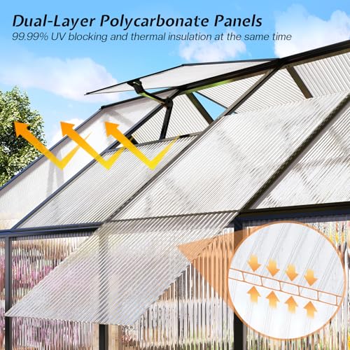 6x12x6.3 FT Polycarbonate Walk (6x12x6.3 FT)