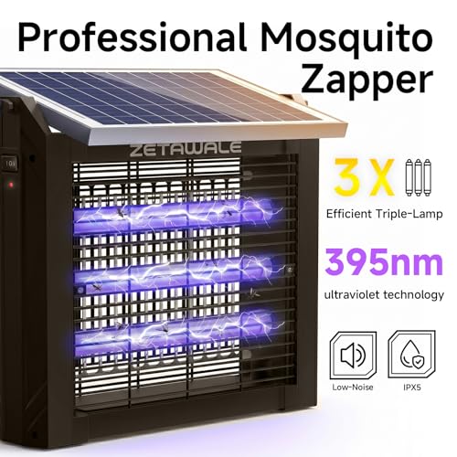 Solar Powered Bug Zapper Outdoor