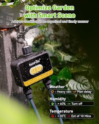 WiFi Water Timer for Garden Hose (Yellow)