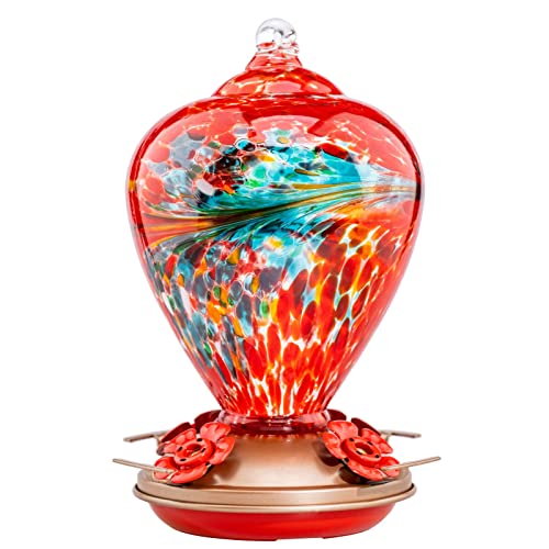 Hummingbird Feeders for Outdoors Hanging (Phoenix Flying)