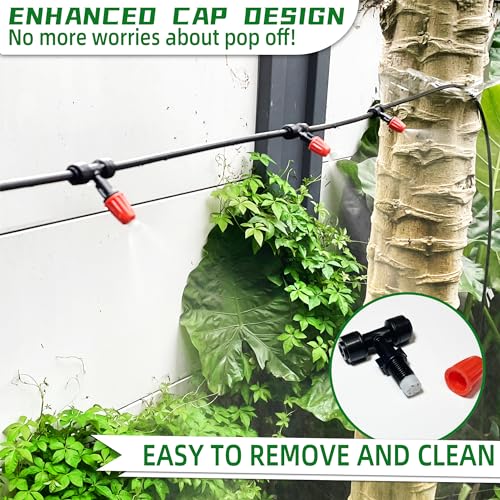 10PCS Push to (10PCS Drip Irrigation Micro Spray Emitters)
