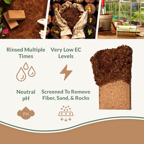 Coco Coir Brick (Coco Bliss 650gm (1 Brick))