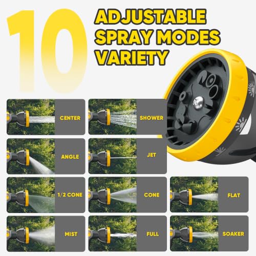 Retractable Garden Hose Reel (Dark Grey / 1/2"×130FT)