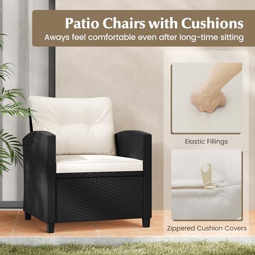 3 Piece Patio Furniture Set (3 Count)