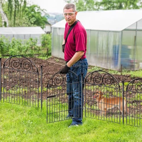 Tall Garden Fence with Gate (20 Count)