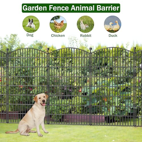 No Dig Decorative Garden Fence 10 Panels (48 in(H) X 11.4 ft(L))