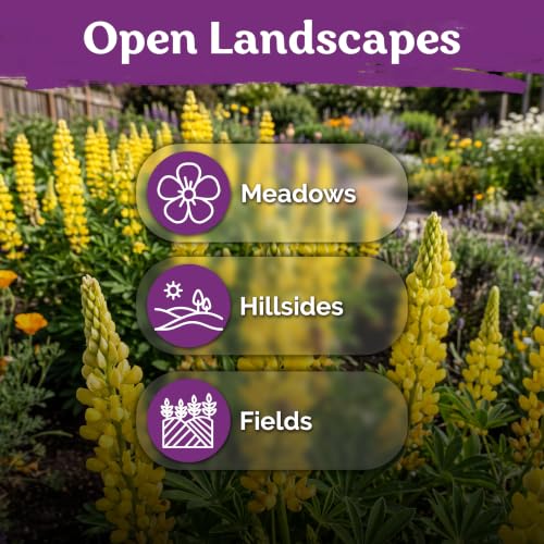 150 Yellow Lupine Heirloom Flower Seeds