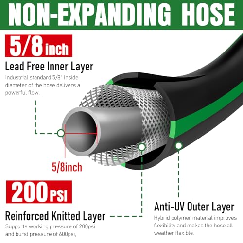 Heavy Duty Garden Hose 25ft (16 Ounce)